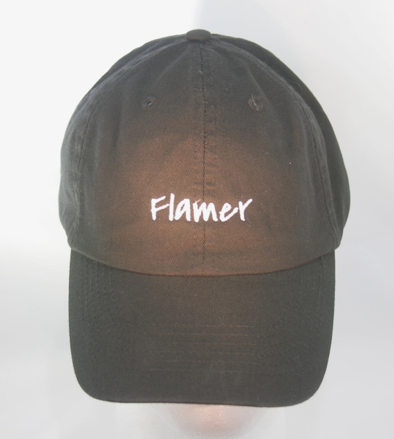 Flamer (Polo Style Ball Black with White Stitching)