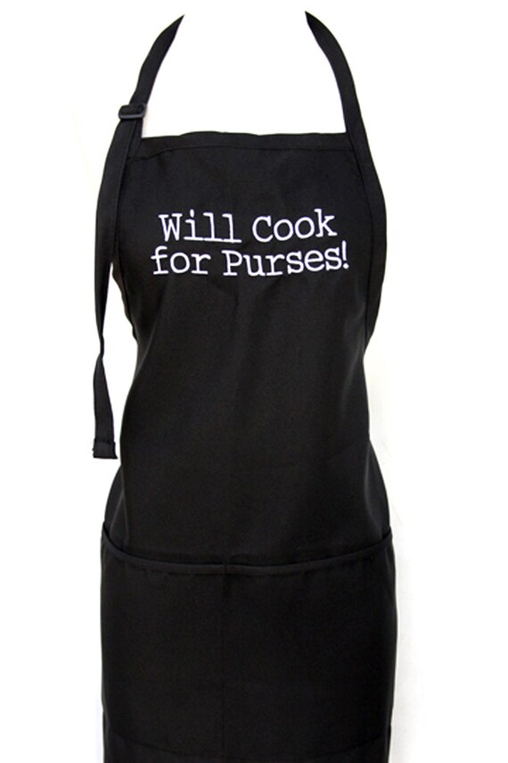 Will Cook for Purses! (Adult Apron)