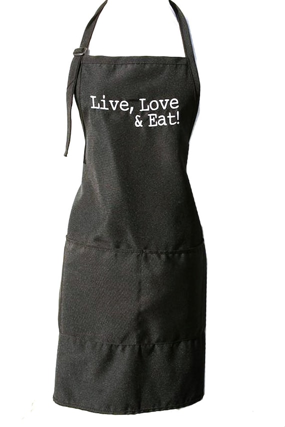 Live Love & Eat  (Adult Apron)