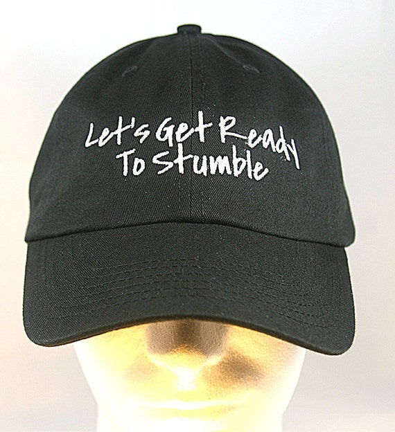 Let's Get Ready to Stumble (Polo Style Ball Black with White Stitching)