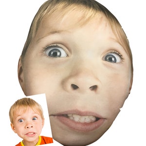 Customized Smush Face Pillow (Your Kids, Or Husbands, or Wifes or Pets... Face on a Pillow)