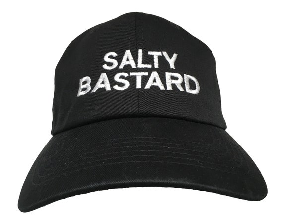 Salty Bastard (Polo Style Ball Black with White Stitching)