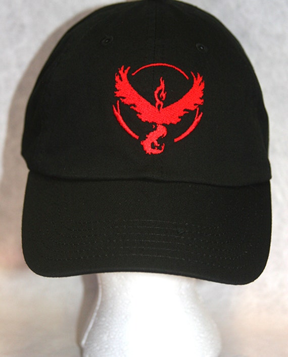 Pokemon Go Team Valor Red (Polo Style Ball Caps with Various Colors)