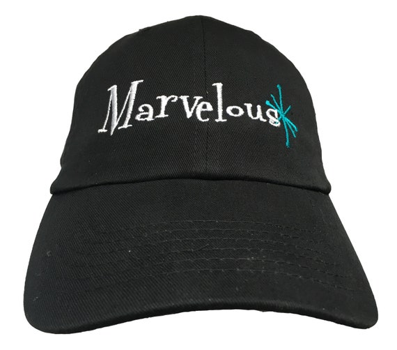 Marvelous (with Retro Star) You (Polo Style Ball Black with White/Teal Stitching)