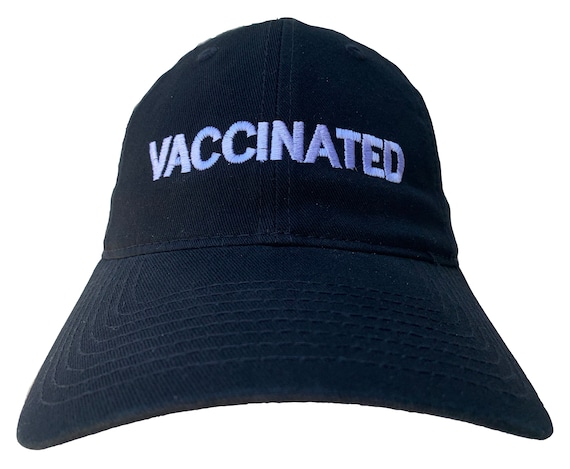 Vaccinated - Embroidered Polo Style Ball Cap (Various Colors available)