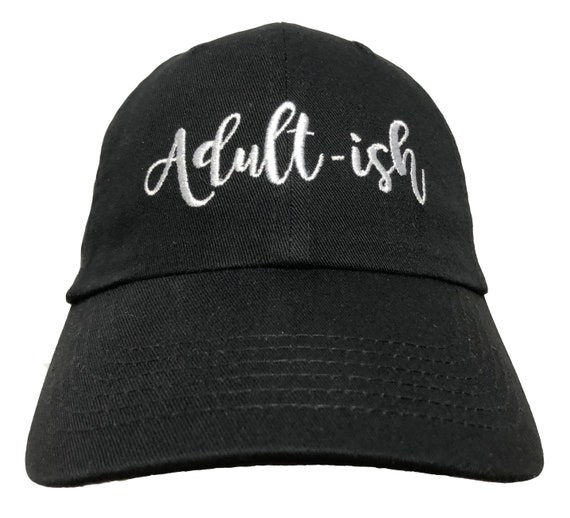 Adult-ish (Polo Style Ball Cap available in various colors)