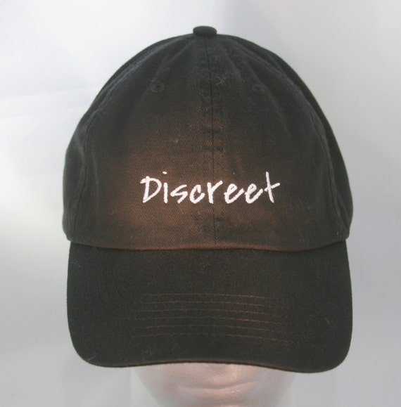 Discreet (Polo Style Ball Black with White Stitching)