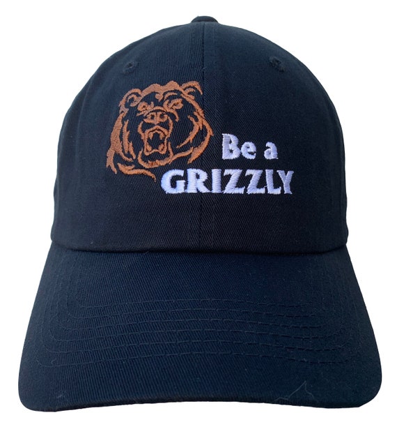 Be a Grizzly (Polo Style Ball Black with White/Brown Stitching)