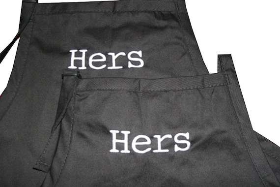 Hers & Hers (Adult Aprons for a couple of girls)