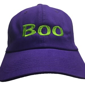 Boo Embroidered Polo Style Ball Cap available in various colors image 2