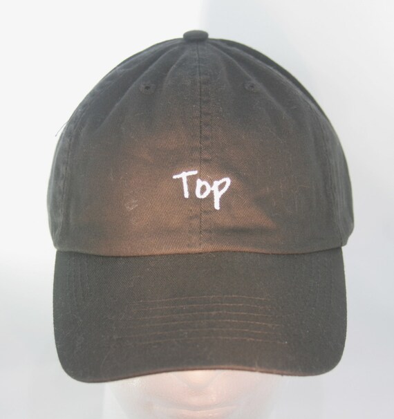 Top (Polo Style Ball Black with White Stitching)