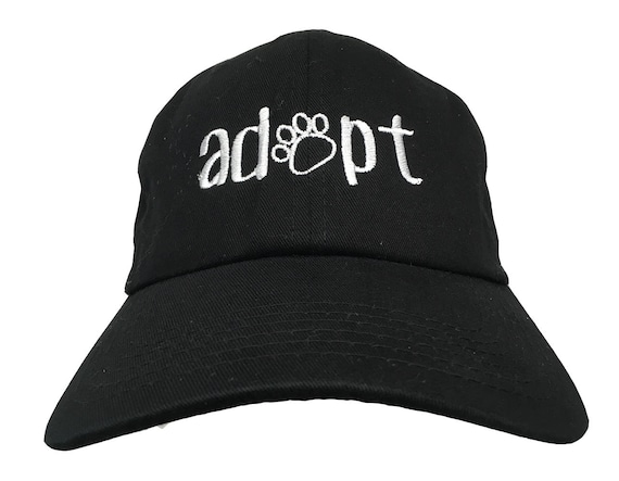 Adopt with Paws (Polo Style Ball Cap in various colors)