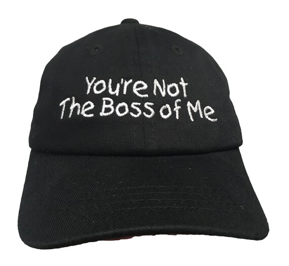 You're Not The Boss of Me (Polo Style INFANT Ball Cap in various colors)