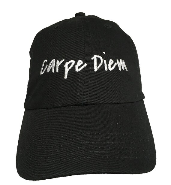 Carpe Diem (Polo Style Ball Cap - Black)