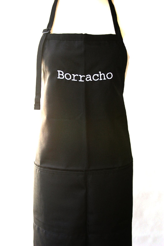 Borracho (Adult Apron) Available in colors too.