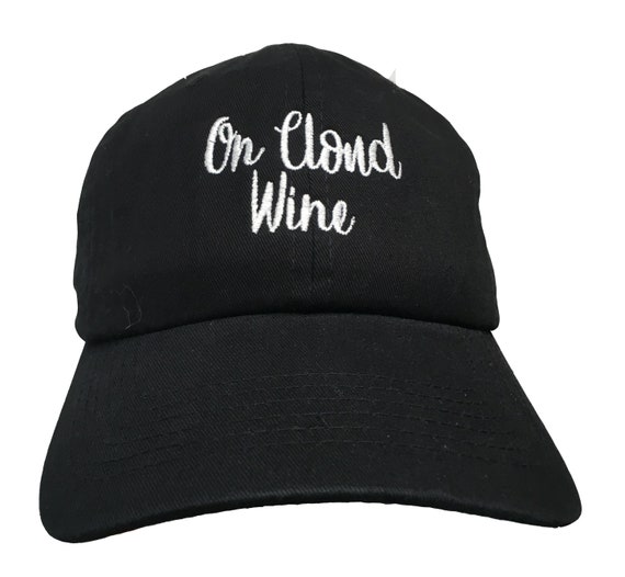 On Cloud Wine (Polo Style Ball Cap - Various Colors with White Stitching)