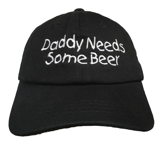 Daddy Needs Some Beer (Polo Style INFANT Ball Cap in various colors)