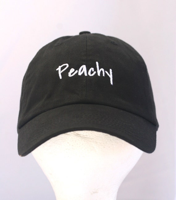 Peachy (Polo Style Ball Black with White Stitching)