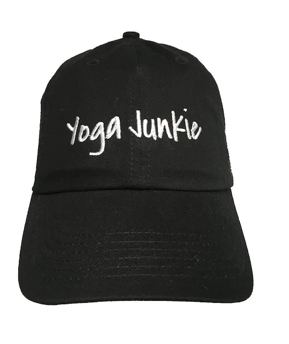 Yoga Junkie (Polo Style Ball Black with White Stitching)