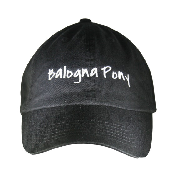 Bologna Pony (Polo Style Ball Black with White Stitching)