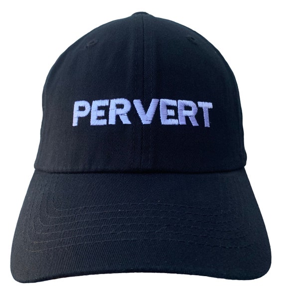 PERVERT - Polo Style Ball Cap (Various colors with White Stitching)
