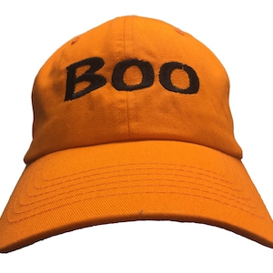 Boo Embroidered Polo Style Ball Cap available in various colors image 1