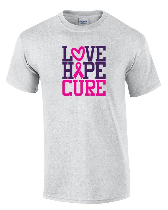 Love Hope Cure (Mens T-Shirt)