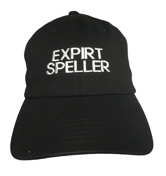 Expirt Speller - Black Embroidered Ball Cap