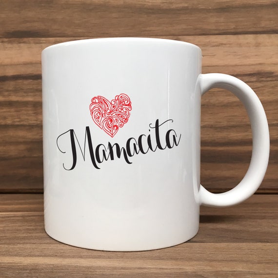 Coffee Mug - Mamacita (with Heart) - Double Sided Printing 11 oz Mug