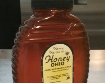 Honey raw 40oz with honey dipper