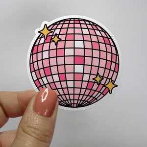 Disco Ball Sticker, Cute Aesthetic Sticker, Retro Sticker, Vintage  Aesthetic Sticker, 70's Sticker, Aesthetic Sticker 