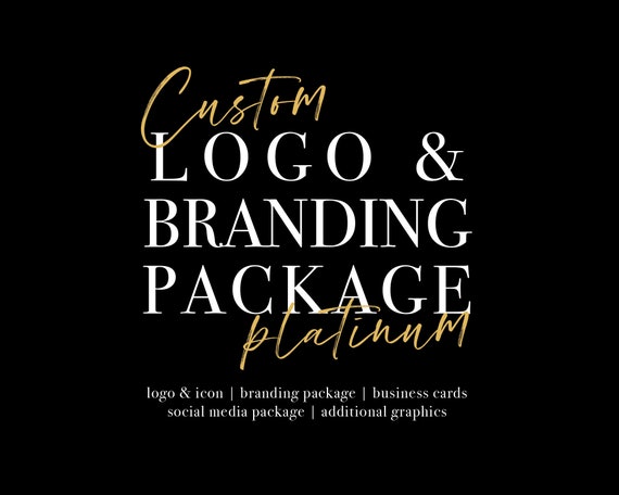Platinum Logo & Branding Package Logo Design Branding | Etsy