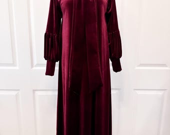 Ellen Tunic Velvet Bow Dress