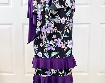 Matching skirt for the purple floral one of a kind top