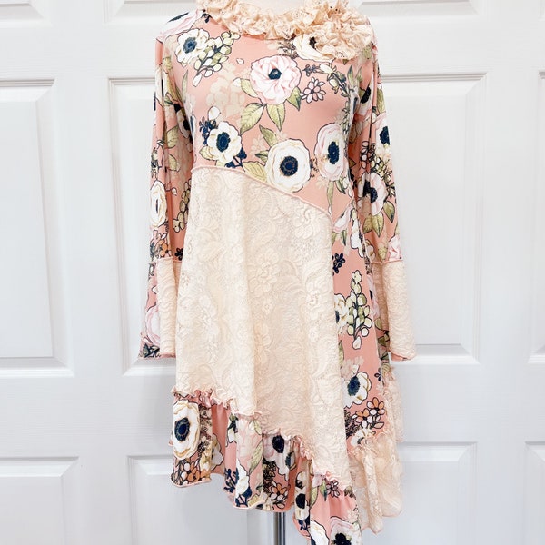 Spring Floral Tunic top