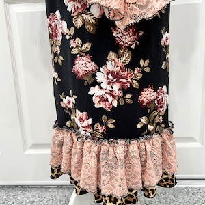 Matching skirt for the pink floral one of a kind top