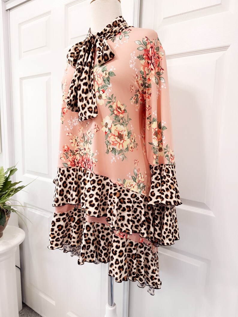 CORAL SILK TUNIC - TAUPE