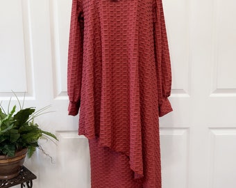 Honeycomb tunic top