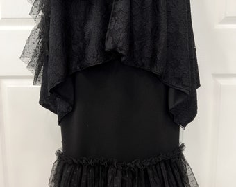 Matching skirt for the black lace/tulle one of a kind top