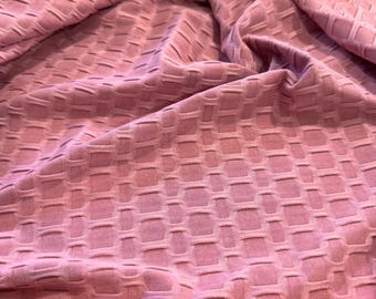 Honeycomb knit Solid fabric. By the yard 4 way stretch