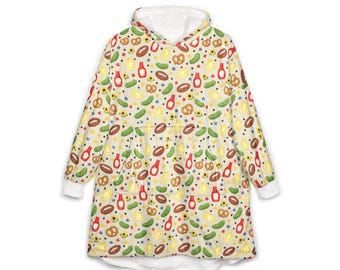 Cream Pittsburgh Tailgate Hooded Blanket