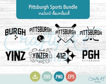 Pittsburgh Sports SVG Bundle: Cricut Crafting Designs (Digitaler Download)