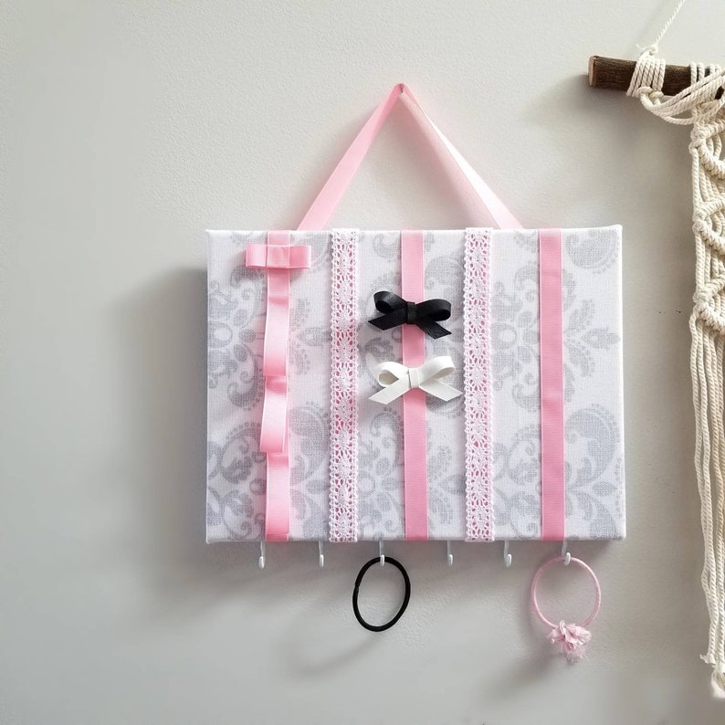 Gorgeous hair bow holder hair clip holder organiser girls bedroom accessory