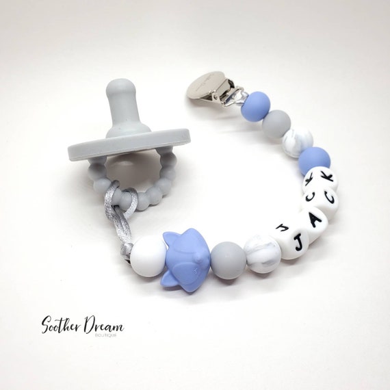 Fox Pacifier Clip Holder Personalized Soother Chain Custom Etsy Canada
