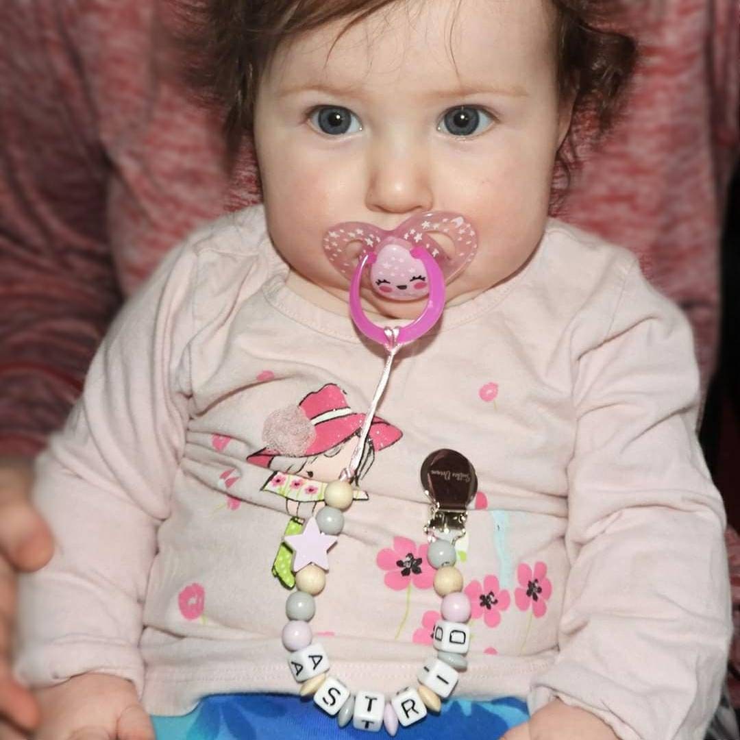 Personalized Pacifier clip Soother holder Binky Dummy chain Etsy