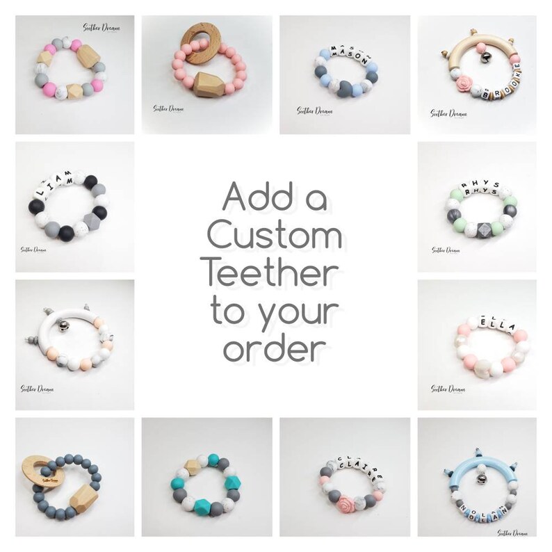 Personalized Pacifier clip Soother holder Binky Dummy chain Etsy