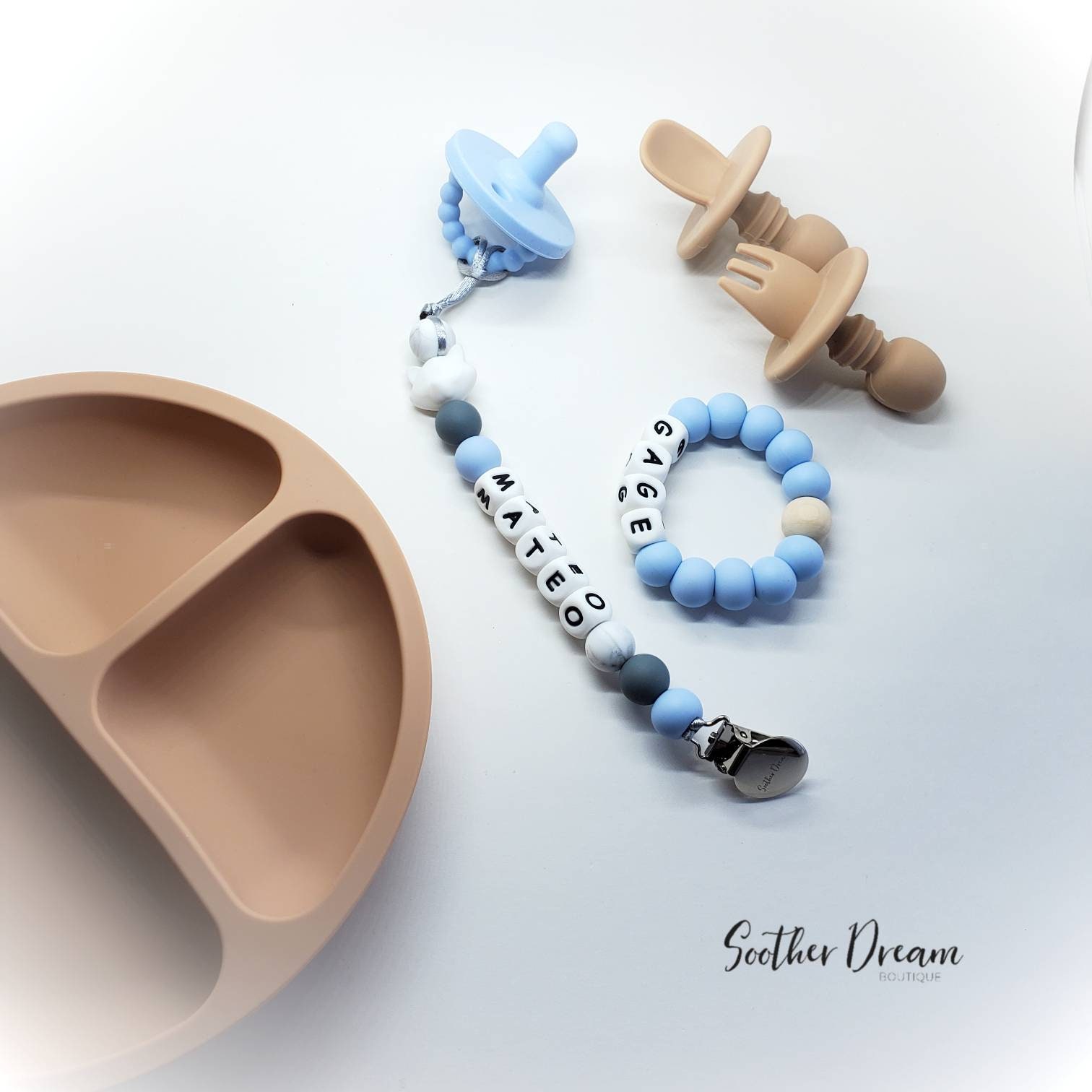 Fox Pacifier Clip Holder Personalized Soother Chain Custom Etsy Canada