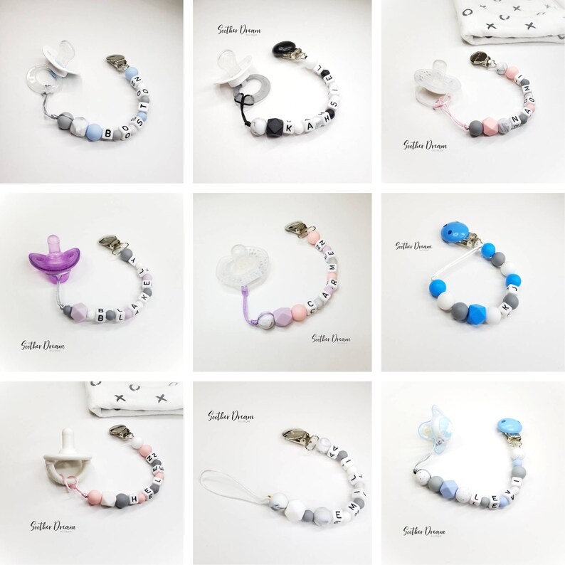 Pacifier clip personalized pacifer clip pacifier holder Etsy