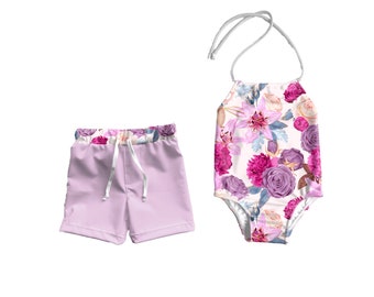 brother and sister matching swimsuits