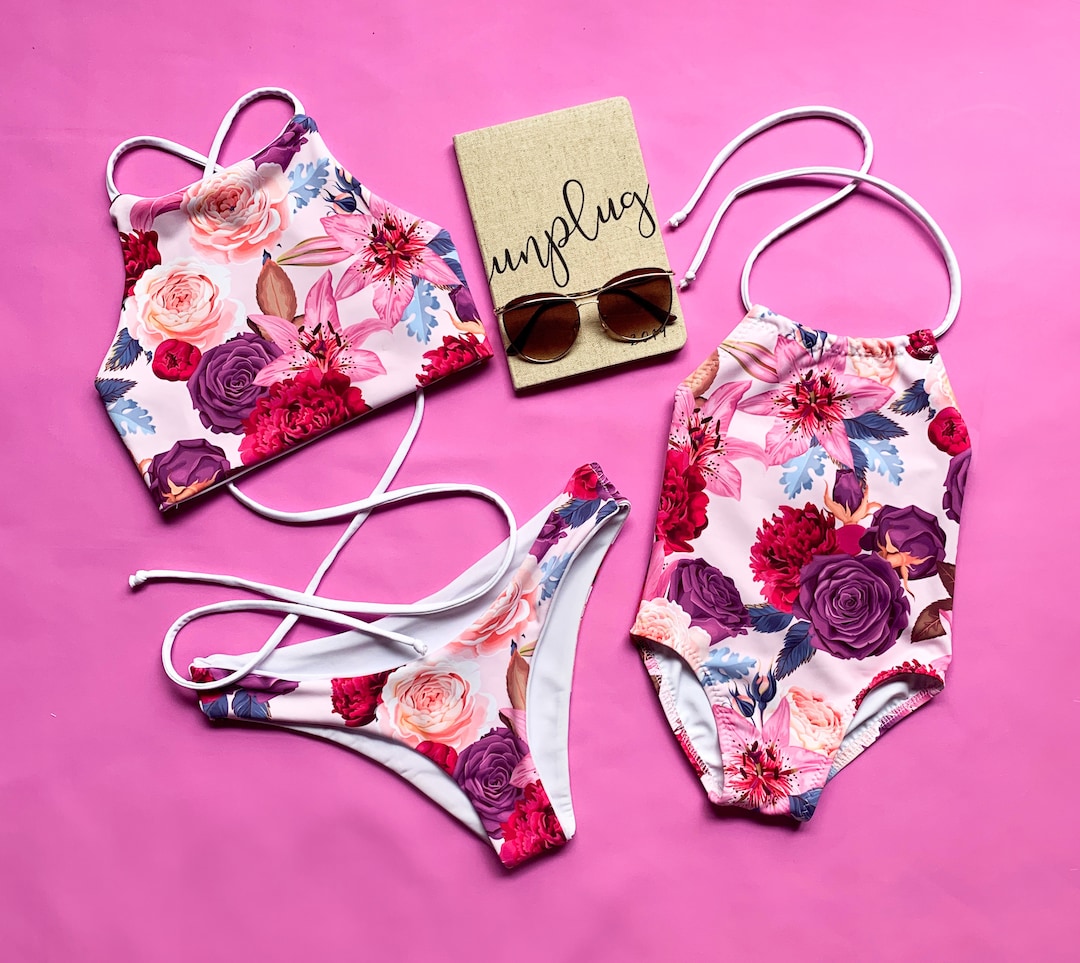 Mommy and Me Matching Swimsuits Mother and Daughter Matching Swimwear ...